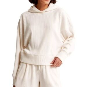 Abercrombie & Fitch lounge collection Cozy Cream Women's pullover hoodie sweater